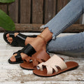 summer new arrival: plus-size women's flat slippers for cross-border e-commerce. available in sizes 36-43. wholesale options available. dropshipping to  and