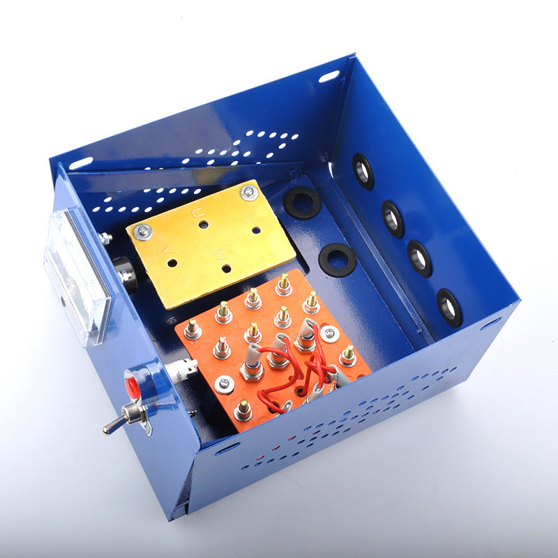 Direct wholesale 3KW hollow heat dissipation blue empty box durable protection generator distribution box small watch box accessories