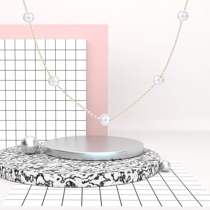 New arrivalniche stylecasual metal circle pearl pendant y necklace fashioneleganttrendy women's chain accessories