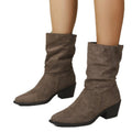 autumn new arrival: plus size chunky platform retro ankle boots for women (sizes 36-42) - perfect for cross-border e-commerce, , and  dropshipping