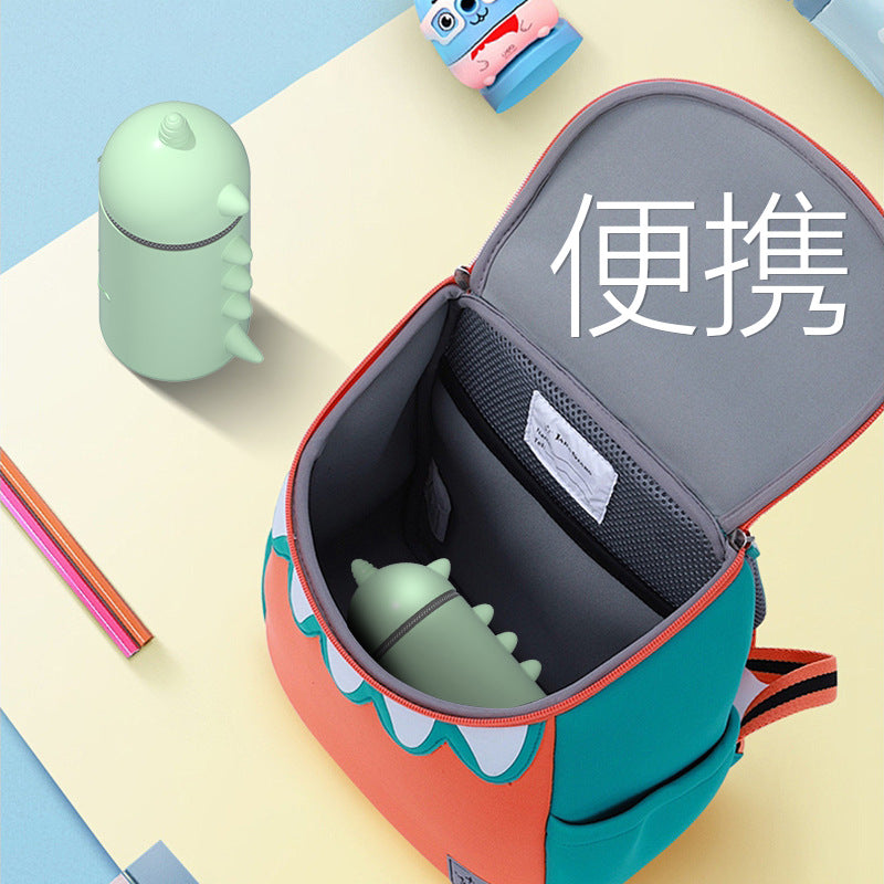 dinosaur silicone pencil case, student pencil stationery case, high-value large-capacity storage bag, silicone pen holder.