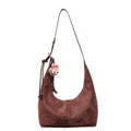 retro shoulder bag for women, 2025 new autumn/winter versatile casual bag, high-end large capacity crossbody dumpling bag