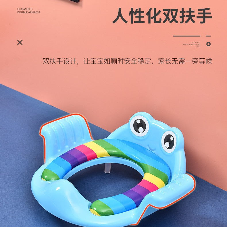 Kids toilet seat baby toilet seat kids boys and girls enlarged toilet soft cushion infant toilet special toilet
