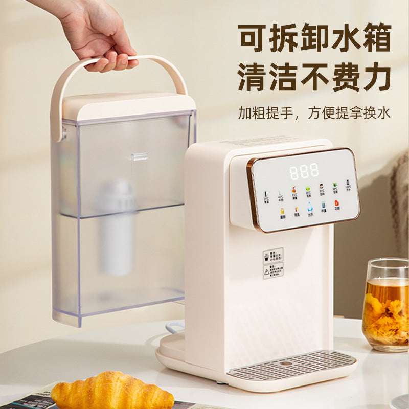 Instant hot water dispenser - compact, countertop, filtered tea bar kettle for home, office, and cross-border e-commerce (us plug)
