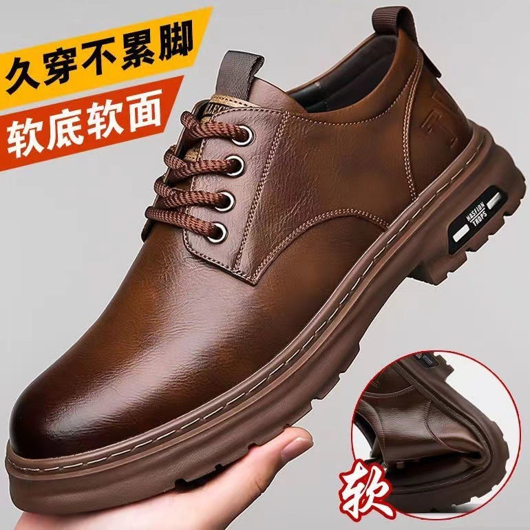New men's handmade stitching casual shoes - trendy, versatile skate shoes - korean style fashion sneakers