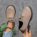 Exportplus size women's shoes  spring & fall british style small leather shoes women's thick soleeasiest for match patent leather flats loafers