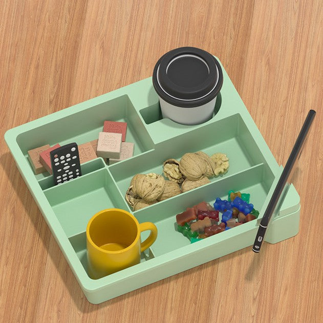 Silicone sofa cup holder tray Thickened sofa cup holder Desktop storage box Table setting Snack remote control Organizing box