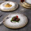 High-end ceramic dinnerware for restaurants and hotels, perfect for home use. ideal for western-style plating, desserts, and pastries. unique, aesthetically pleasing ceramic plates