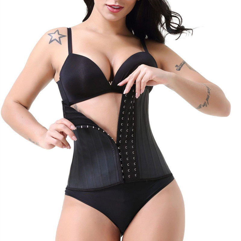 Premium 25 steel-boned latex shapewear corset - wholesale waist trainer, sports waist cincher, tummy control belt for women - ships today!