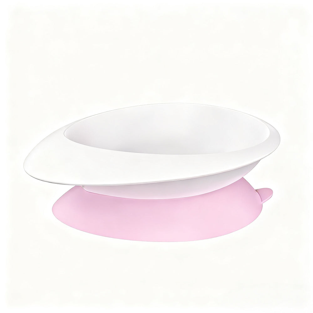 Baby food-grade suction bowl, high-temperature resistant flying saucer bowl, baby anti-fall complementary food bowl, children's tableware set