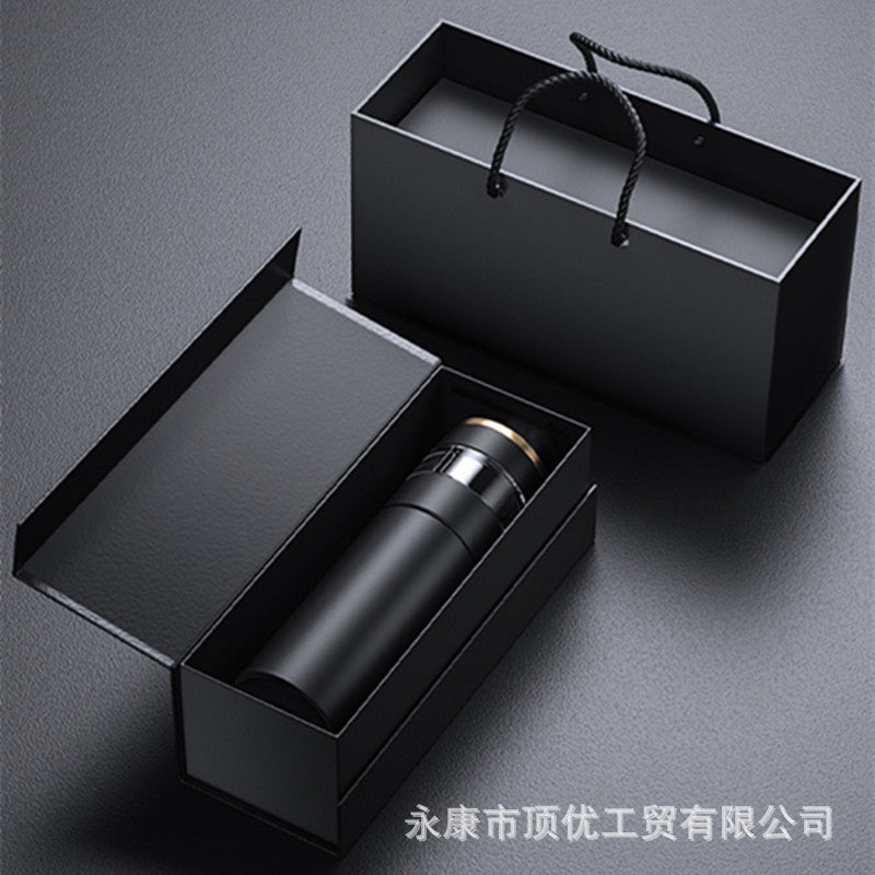 316 stainless steel insulated tumbler gift set wholesale - business gift double tumbler set with tea infuser and custom logo engraving