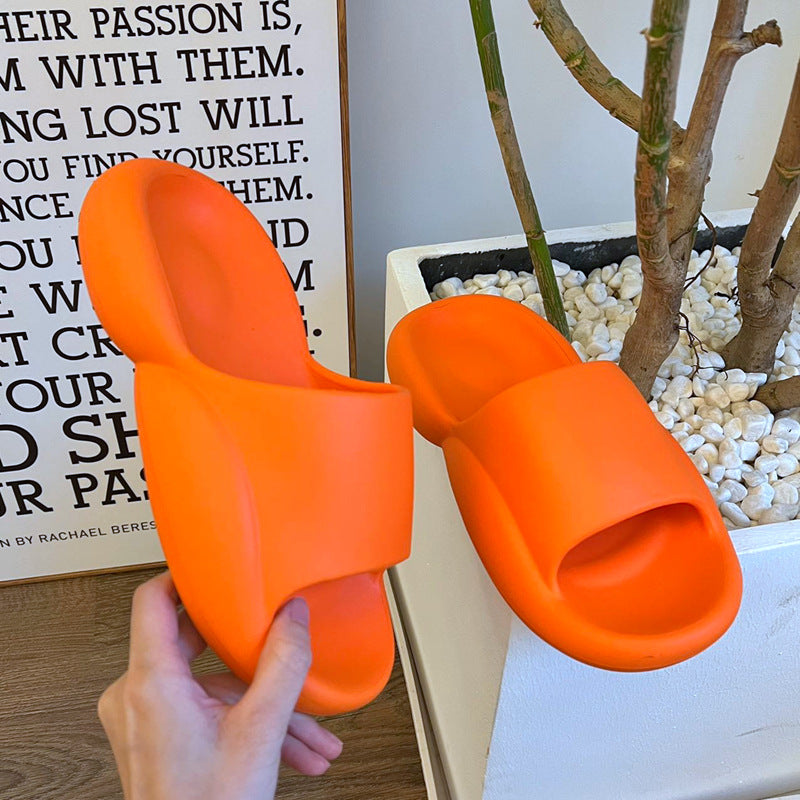 New eva cloud slippers - summer indoor anti-slip slippers, bathroom odor-resistant soft sole outdoor sandals for men