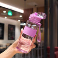 New heat-resistant bouncing cup - minimalist design for men and women, sports plastic cup, drop-proof with carry strap, high-value direct drink portable water bottle