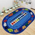 Baby crawling mat, cooling pad, classroom reading area, educational play mat, nursery kids alphabet crystal velvet rug