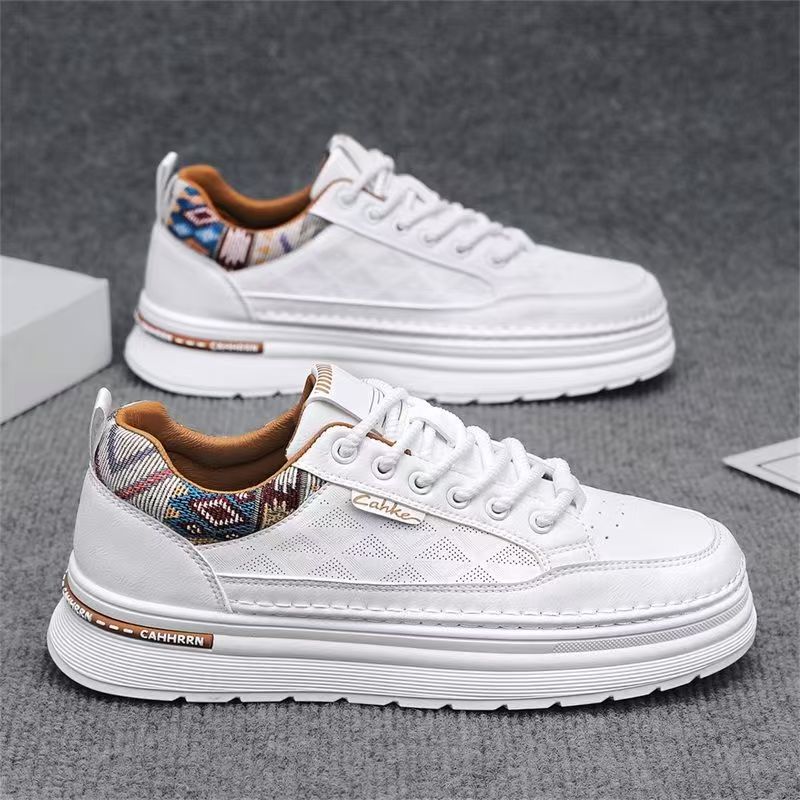Popular men's shoes springniche style original easiest for matchcasual sneakers men's sports thick sole heightening xiaobai trendy shoes