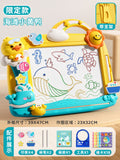 Extra large beach yellow duck [18 mold cards + 4 theme stamps + 2 pens + 1 picture album + 1 tool] with stand