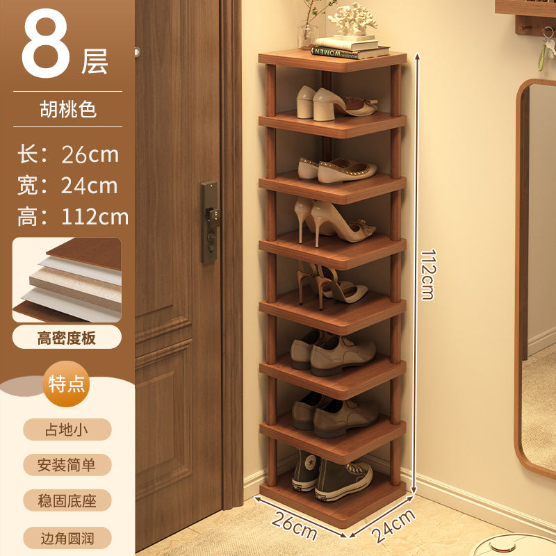Shoe rack home door multi-layer strong and good-looking small narrow rack rental simple indoor shoe storage rack storage shoe cabinet