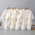 Baby romper, seamless bodysuit, long sleeve, 100% cotton, class a, crawling suit, spring/autumn/all seasons, newborn clothes