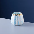 Blue gold jar