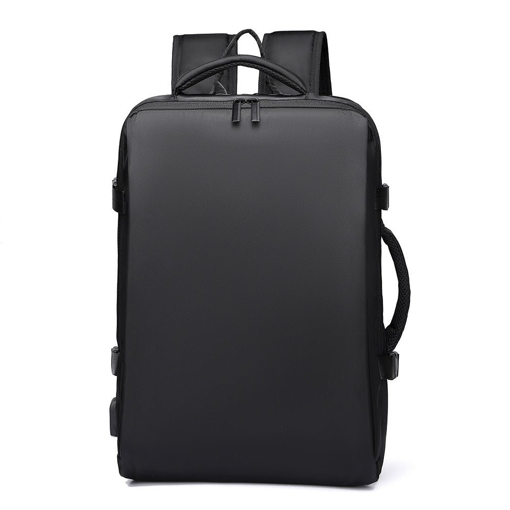 New men's and women's fashion backpack, simple large-capacity laptop bag, commute to work, business backpack