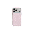 Color-blocked macaron phone case with all-over polka dot design, compatible with apple 17 pro max. iphone 18 skin-feel jelly case, also suitable for iphone 15