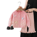Girls' sweater and pants set - new autumn  collection: gradient color sweater and pants two-piece outfit for little girls