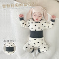 new spring/autumn korean style baby clothes for 0-4 years old: high-waisted, belly-protecting base layer cotton set, loungewear