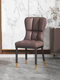 Scandinavian modern casual dining table and chairsaccessible luxury dining chairfor home soft bag casual restaurant back chair commercial hotel stool