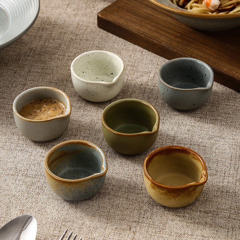 Retro style ceramic kiln straw hat plate restaurant hotel for home threaded pasta plate japanese style fruit salad dessert plate