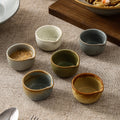 Retro style ceramic kiln straw hat plate restaurant hotel for home threaded pasta plate japanese style fruit salad dessert plate