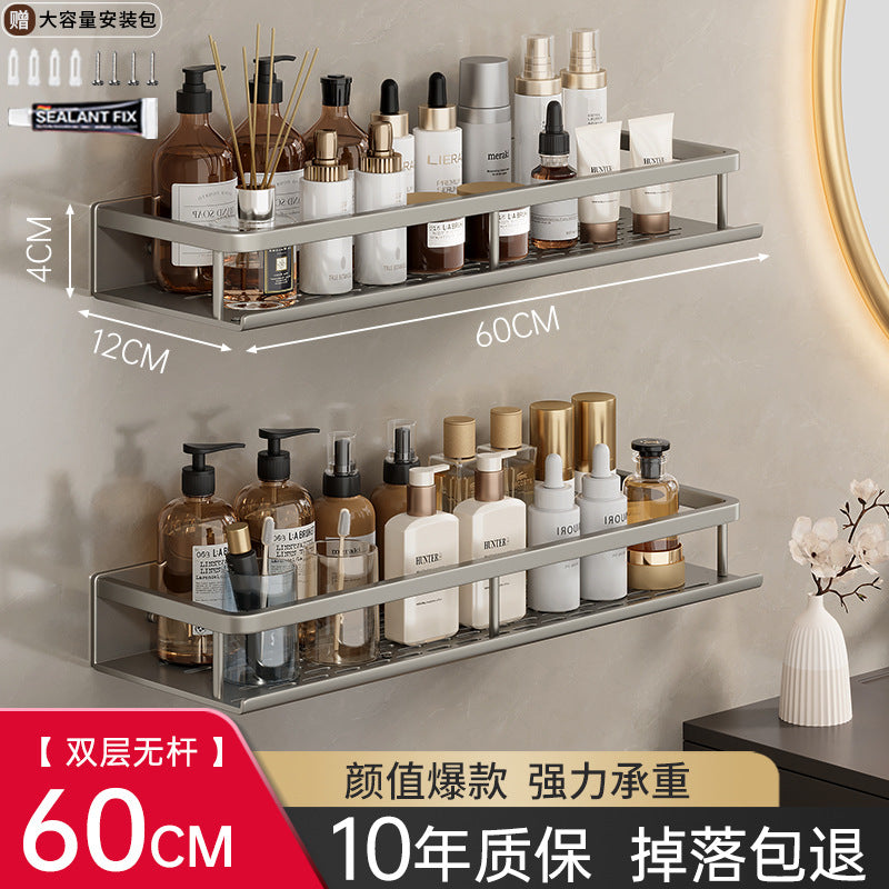 No punching toilet rack bathroom toilet hand wash bath washstand wall mounted wall storage rack
