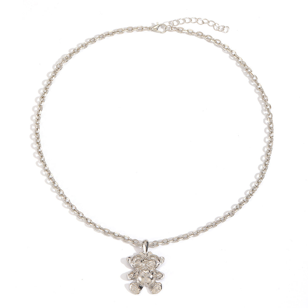 Sweater necklace wholesale fashion cross-border accessories stylish women's hip-hop street skull star halloween clavicle chain