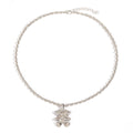 Sweater necklace wholesale fashion cross-border accessories stylish women's hip-hop street skull star halloween clavicle chain