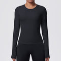 New casual sporty t-shirt - slim fit, quick-dry, breathable yoga top for women - perfect for running, training, and fitness