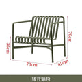 Outdoor modern casual outdoor courtyard table and chairs milk tea casual garden cafe open-air balcony iron art combination