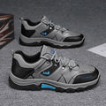 Men's 2025 spring new arrival: work safety athletic hiking shoes - waterproof, slip-resistant, wear-resistant, outdoor low-cut casual shoes for men