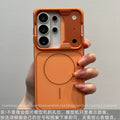 Suitable for samsung s26ultra frosted magnetic phone case that instantly transforms into 17 high-end s25 skin-feel anti-fall protective case
