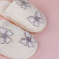 new arrivalins style cotton slippers for women indoor and outdoor flatsheattech shoes autumn and winter rhinestone butterfly popular furry slippers