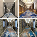 Custom carpets for chain hotels & guesthouses: minimalist, light luxury style, corridor & aisle fire-rated b1, banquet-grade, stain-resistant, full-spread carpeting