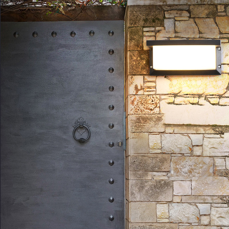 Outdoor wall light waterproof stairway aisle acrylic wall lamp modern minimalist creative exterior wall light courtyard balcony wall sconce