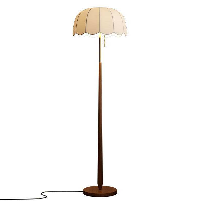 Floor lamp american retroins style living room sofa next to japanese style simple wabi-sabi style atmosphere decorative lighting fixtures