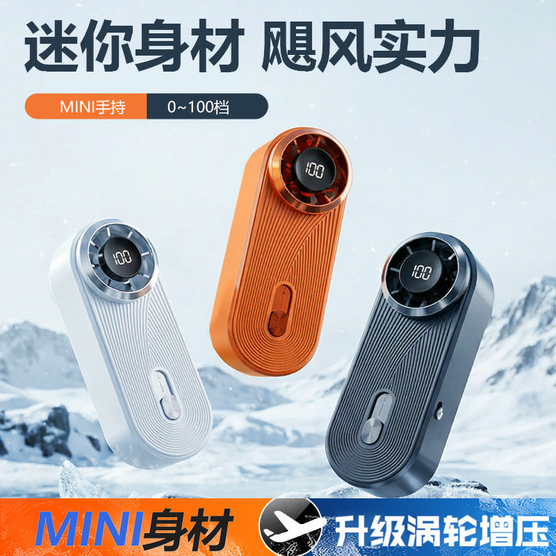 2026 cross-border high-speed handheld fan - usb outdoor portable silent stepless speed adjustment mini fan