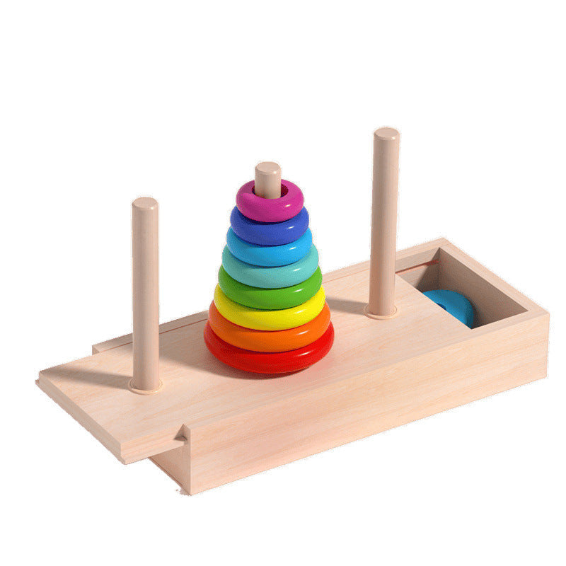 Exercise tower for primary school students on the 10th floor, special for competitions, large size 5 6 7 8 8 10 6th order children's thinking training toys, educational toys