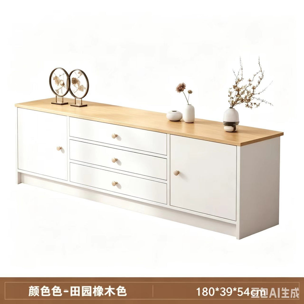 Living room for home tv cabinet new arrival small apartment for home floor-standing drawer storage cabinet solid wood medieval style storage cabinet