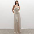 summer new arrivals: european and american style bandeau, off-the-shoulder, sleeveless, loose-fit maxi dresses - wholesale