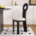 Solid wood keychain chair frenchretro solid wood dining chair soft-packed dining chair medieval style for home makeup chair back chair