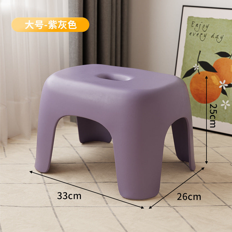 Plastic stool kids washbasin step stool for homethickened small stool adult non-slip stool shoe changing stool low stool