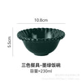 Insfrench creative pearl edge bowl, plate and dish tableware combination restaurant for home dessert oatmeal rice bowl suit