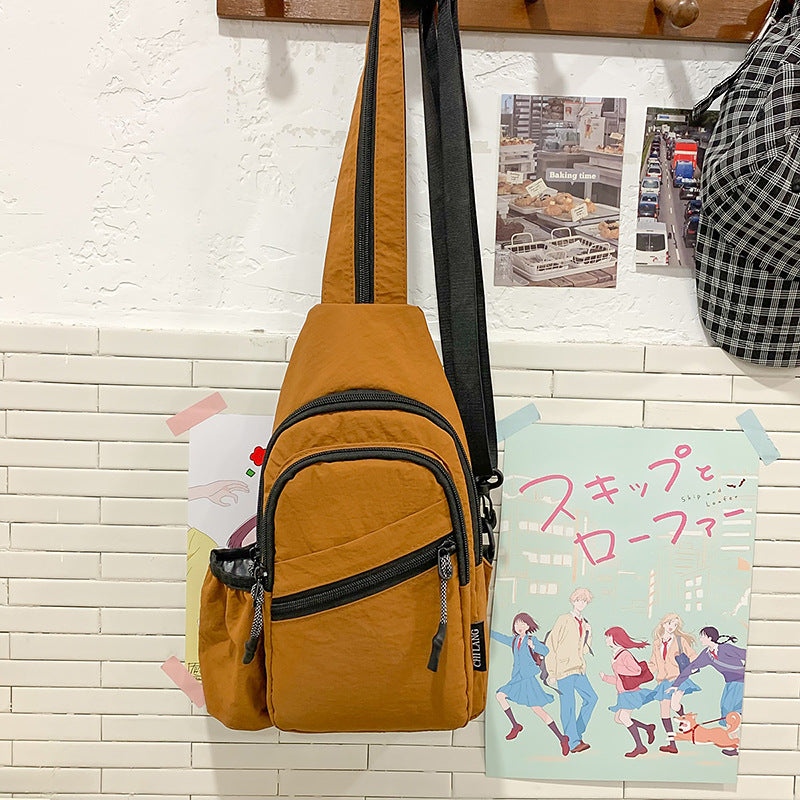 Cross-border new fashion versatile breast bag outdoor sports backpack business commuting large capacity shoulder messenger bag