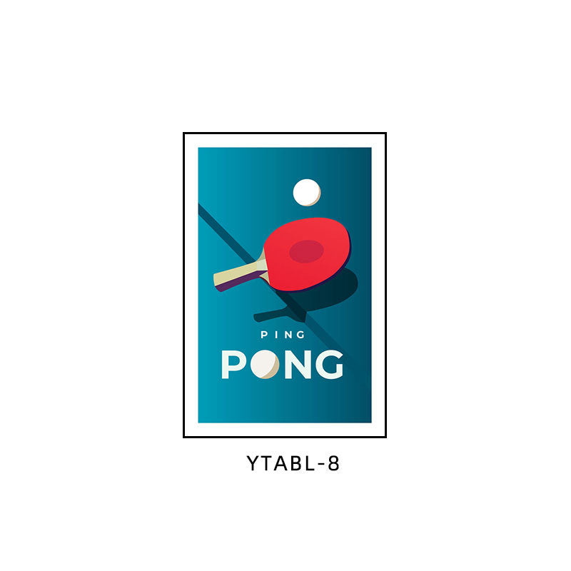 Bing Ball Room Decorative Painting Simple Sports Room Promotional Poster Wall Painting Gym Sports Inspirational Mural
